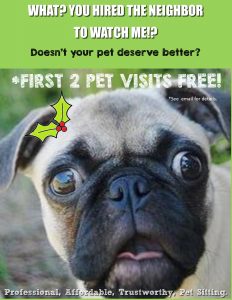 2 Free Pet Sitting Visits
