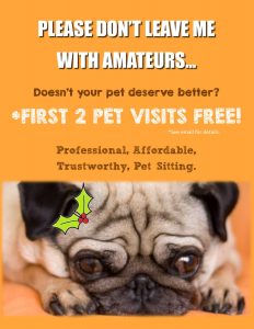 2 Free Pet Sitting Visits